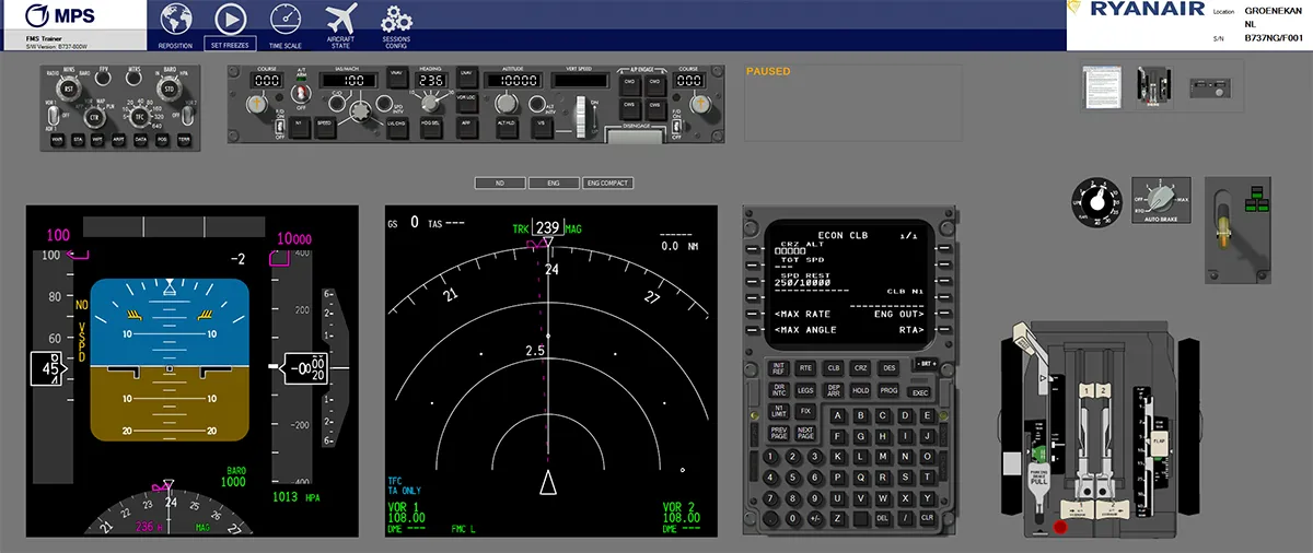 The MPS FMS Desktop Trainer is perfect for blended learning in aviation