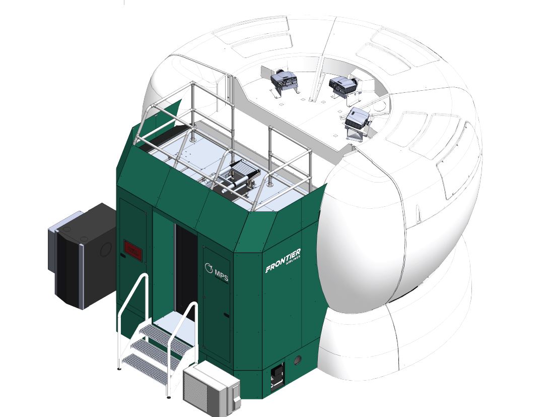 MPS Simulator with color option for Frontier Airlines